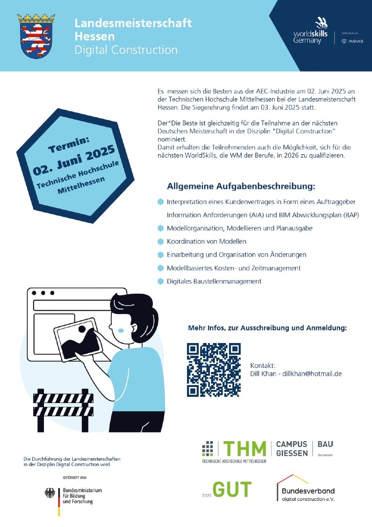 Landesmeisterschaft Hessen – Digital Construction 2025