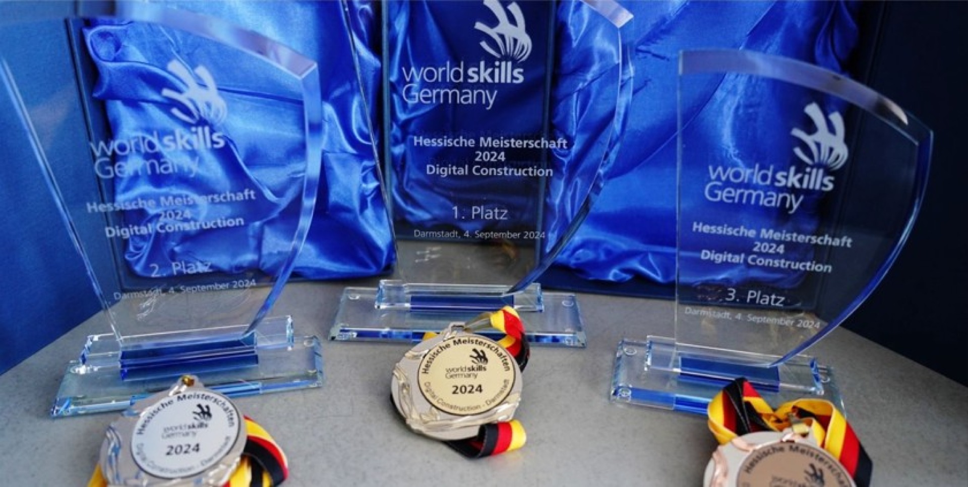 Siegerehrung – Landesmeisterschaft Hessen Digital Construction 2024