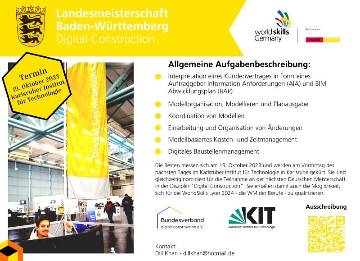 Landesmeisterschaft Baden-Württemberg digital construction 2023
